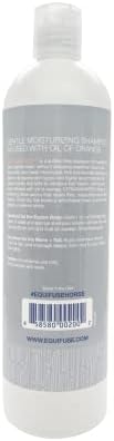 EquiFuse CitraShampoo Sulfate Free, Plant Based Foaming Horse Shampoo, Promotes Gentle Clean and Hair Health that Fights Dryness, and Dandruff | with Coconut Oil and Refreshing Citrus Scent, 16oz