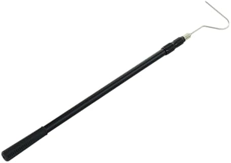 35-to-85-Inch Telescoping Aluminum Snake Hook with Stainless Steel Head