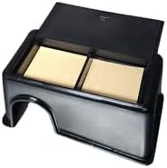 Small Humid Hide for Bearded Dragon, Corn Snake, Ball Python, Crested Gecko, Lizard, Leopard Gecko, Turtle, Tortoise, Frog - 5.75"x3.25"x2.5" with Sponges