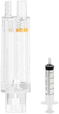 Co2 Bubble Counter, with Check Valve, for Threaded Connection of Co2 Generator Regulator Planting Aquarium