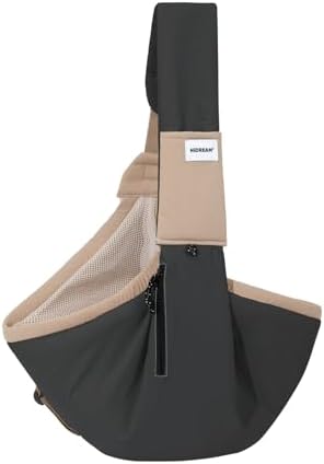 Dog Sling Carrier，Adjustable Shoulder Strap Length Puppy Carrier for Small Dogs，Suitable for Cats and Dogs Under 15 pounds