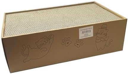 5-Pack Cat Scratcher Boards – 9.5” x 16” Durable Hard Paper Cardboard Scratch Pads for Cats, Lightweight & Eco-Friendly