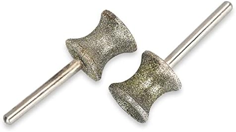 2 Pack Diamond Dog Nail Grinder Bits for Rotary Tool Fits Dremel and Many Others