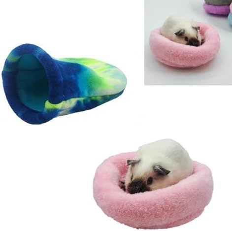 2 Pack Guinea Pig Sleeping Sacks Small Animal Bed