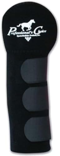 PROFESSIONAL'S CHOICE Horse Tail Wrap with Padded Protection, Black