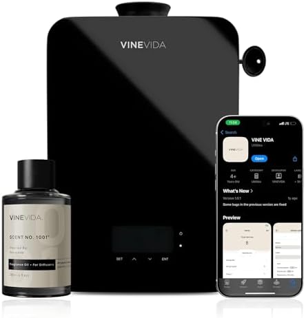 VINEVIDA Scent Diffuser Machine for Home Large Room | Waterless Diffuser | Cold Air Fragrance System | Hotel Scent