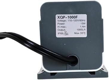 SunSun Submersible Aquarium Filter Pump with Internal Filtration & Water Circulation, Up to 264 GPH, 14W – XQP-1000F
