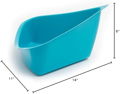 Lixit Corner Litter Pan for Ferrets, Rabbits, Rats, Guinea Pigs and Other Small Animals. (Blue Pack of 1)