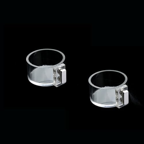 2 Pack Jumping Spider Feeding Dish, Acrylic Tarantula Water Dish Food Bowl
