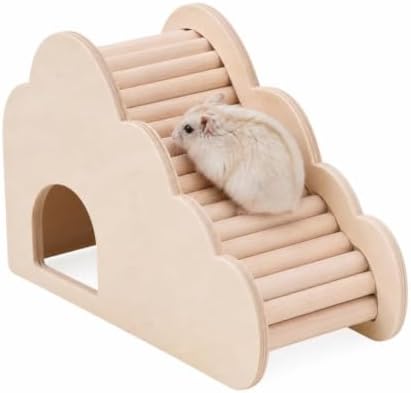 Hamster House and Hideout with Climbing Ladder