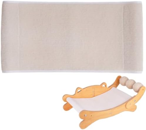 Replacement Cat Scratch Pad, Replacement Liner Mat Compatible with ERGTFVN Cat Scratcher Bed， Natural Felt Cat Scratcher Pad，Wear Resistant Cat Scratching Mat Refill for Indoor Kittens & Cats