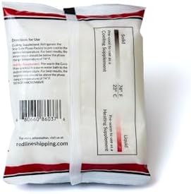 Ship-Safe Phase Pack 5 Count – Reusable Heat Pack Alternative for Temperature Control with Phase Change Material for Reptile Shipping, Amphibians, Snakes and Live Animal Transport