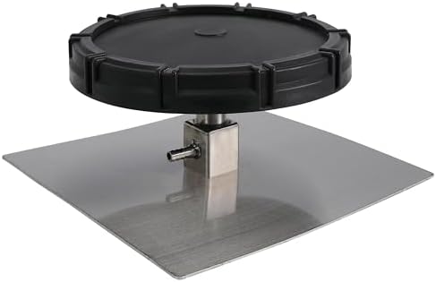 Pond & Lake Aeration Accessories with Membrane Diffuser Stainless Steel Chassis for Pond Aeration System, 10 inch