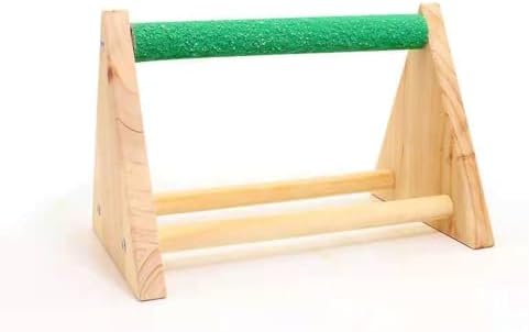 Wood Bird Play Stand for Small Parrots & Parakeets
