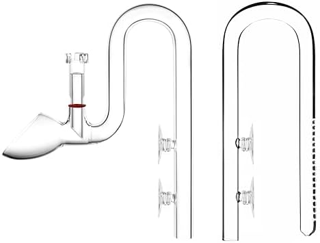 Mini Skimmer Lily Pipe Outflow and Inflow Kit for Nano Planted Tanks (17mm for 5/8'' i.d. (16/22mm) tubing)