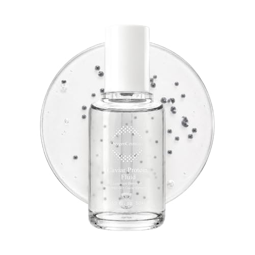OxygenCeuticals Caviar Protein Fluid – Luxurious Ampoule with 5% Caviar Complex, Niacinamide & Adenosine, Peptide-Enriched Formula with Dissolving Collagen Capsules. 1.69 fl.oz (50ml)