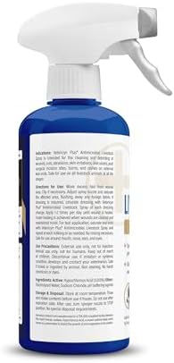 Vetericyn Plus Livestock Utility Spray | Wound Care Spray, Teat Spray, Dermal Cleanser, Safe, Non-Toxic and Antibiotic-Free Formula. 16 ounces