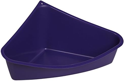Lixit Corner Litter Pan for Ferrets, Rabbits, Rats, Guinea Pigs and Other Small Animals. (Blue Pack of 1)