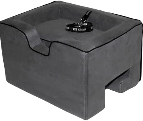 Pet Gear Lookout Booster Car Seat, Grey