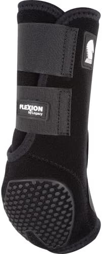 Classic Equine Flexion by Legacy2 Hind Support Horse Boots, Black, Large