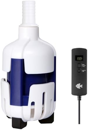 Return Pump for Saltwater Aquarium Sump, Small Water Pump, DC 24V with Controller, 475GPH (1800L/H), 24 Watts, Indoor Use