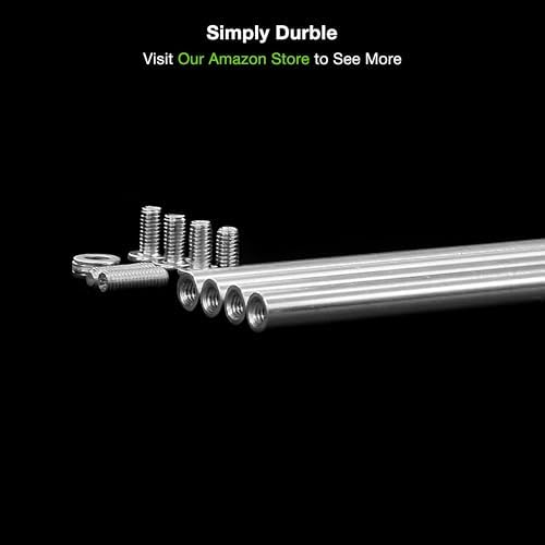 GuineaLoft™ Beams - 8 1-ft Aluminium Alloy Rods, Extendable to 4 2-ft Rods