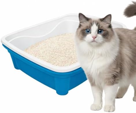 Classic Plus Sifting Litter Box Large - Large Cat Litter Pan with Intelligent Sifting System for Hygiene, Savings & Comfort - Durable, Easy Clean Design for Happy Cats (Blue)