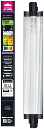 Arcadia LumenIZE ProT5 Reptile Light Fixture Kit 13" Long 8 Watts 7% UVB ShadeDweller – Smart UVB Light for Reptiles, Geckos, Skinks, Chameleons and Arboreal Tanks, Easy to Use Indoor Lighting Setup