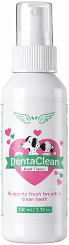 Dentaclean for Dogs, Natural Source of Minerals that Helps Minimize Tartar Buildup, Freshens Breath, for a Healthy Balance of Oral, Supports Oralhygiene, Gums & Oral Health for Dogs, 100ml