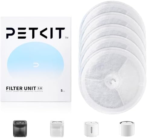 PETKIT Upgraded Filter Units 3.0 for PETKIT Cat Water Fountain 5 pcs