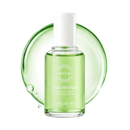 OxygenCeuticals Acell-300 Fluid – Patented Complex, Helps Strengthen Skin Barrier, Locks in Moisture, Balances pH – Post-Procedure Ampoule for Dry & Sensitive Skin. 1.69 fl.oz (50ml)