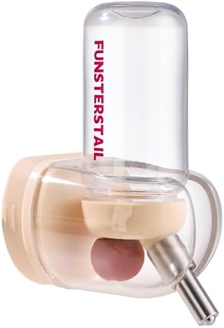 Magnetic Hamster Water Bottle No Drip – 120ml Leak-Proof Small Animal Dispenser for Guinea Pig