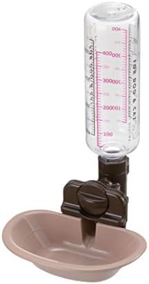 Richell Pet Water Rehydration Station, Gravity Fed Pet Water Station, Includes Bottle and Dish | Crate Attachment, BPA Free - Includes Water Bottle and Detachable Dish