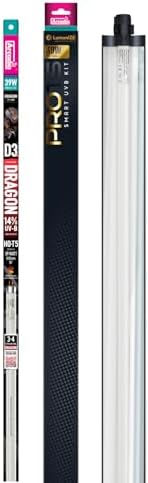 Arcadia LumenIZE ProT5 Reptile Light Fixture Kit 36" Long 39 Watts 14% UVB Dragon – Smart UVB Light for Reptiles, Turtles, Snake, Bearded Dragon Lamp, Long Lasting Easy to Use Professional Lighting