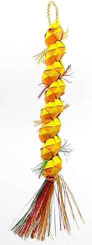 Planet Pleasures Caterpillar 12" Medium Bird Toy