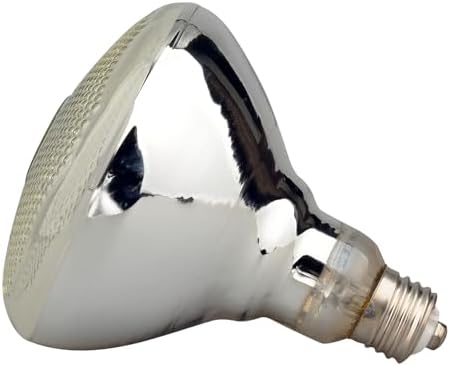Sundew Mercury Vapor UVB Reptile Bulb 100W, PAR38 120V E26 – Coated Glass UVB Heat Lamp (100, Watts)