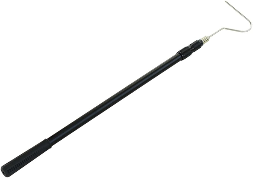 35-to-85-Inch Telescoping Aluminum Snake Hook with Stainless Steel Head