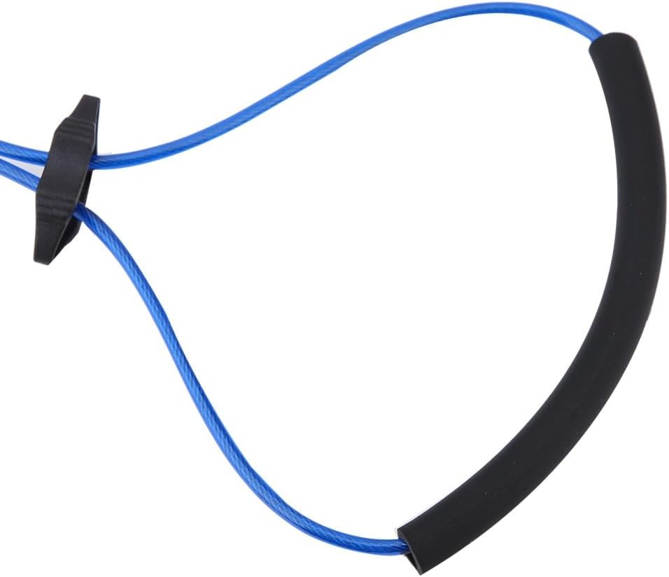 Dog Cat Grooming Loop, Single Noose Pet Restraint Leash, Blue Steel Wire Core, 21.65 in, for Table Arm and Bath Tub