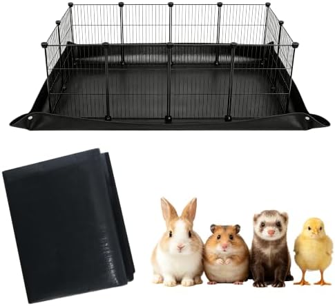 Waterproof Pet Playpen Mat, Reusable Cage Liner, Animals Habitat Protection