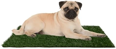 PETMAKER Artificial Grass Puppy Pee Pad for Dogs, Set of 3, 18.25”x14.25”