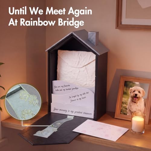 Pet Urn for Cat Dog Urns for Ashes Keepsake, Memorial Gifts for Loss Of Dog