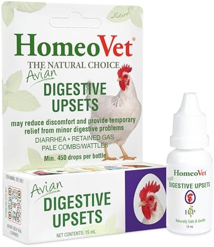 HomeoPet Avian Digestive Upsets, Supplement for Birds, 15 Milliliters