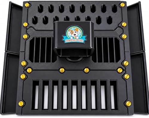 GroomStation - Grooming Tool Organizer – Portable Grooming Caddy for Groomers – Holds Shears, Combs, Clipper Blades & Brushes – Grooming Table Tool Holder