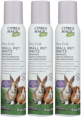 Citrus Magic Pet Small Pet Spritz Refresher, Furry Fresh, 4 Ounce, 3 Pack