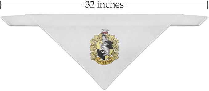 GRAPHICS & MORE Harry Potter Hufflepuff Painted Crest Dog Pet Bandana - Image 2