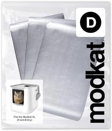 Modkat Type D Litter Box Liners, 3-Pack | Fits Modkat XL Front-Entry