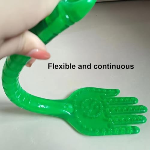 Flexible pet Training Hand clap, Green and Pink, Plastic, 14.56 inches, Dog and cat Behavior Training Tool, 2-piece Pack