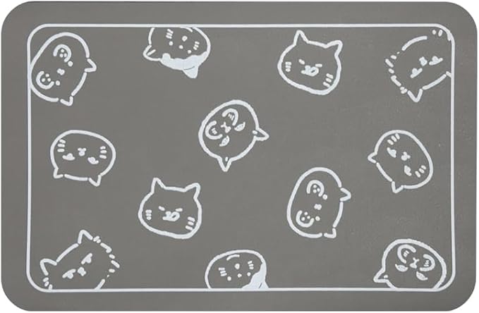 YCT Cat Food Mat, Cat Mat for Food and Water, Pet Feeding Mat, Non-Slip Super by YCT