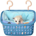 LEFTSTARER Rat Hammock Bed for Hamster Sugar Glider, Warm and Soft Hanging Basket Bedding, Accessories Toys Rat, Squirrel, Hedgehog, Lizard