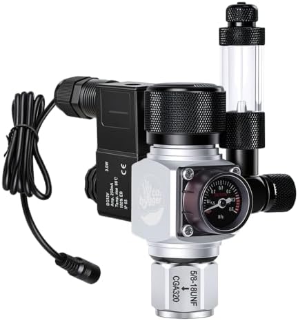 Aquarium Stable Pressure Single Gauge Regulator for Planted Tank